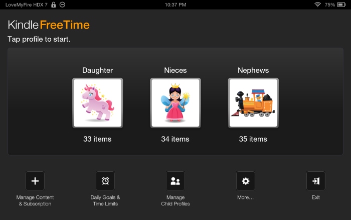 How to add netflix app to child profile on kindle fire information
