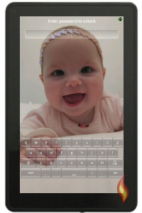 Kindle Wallpaper with Baby Phot