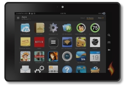 Apps Screen on Kindle Fire HDX 7