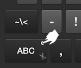 Tap ABC Key