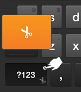 Tap and Hold ?123 Key