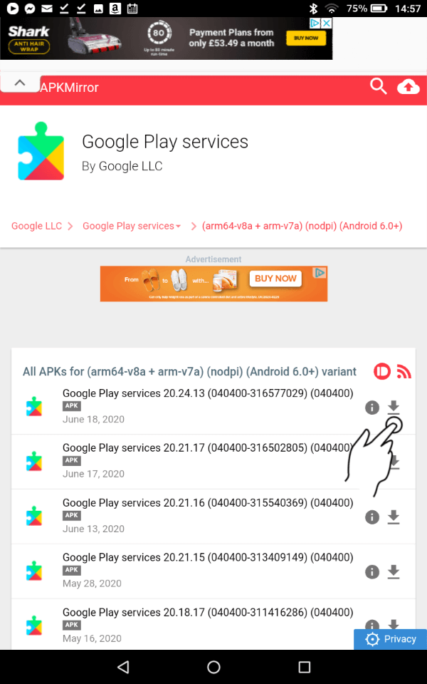 google play services apk fire hd 8 8th generation